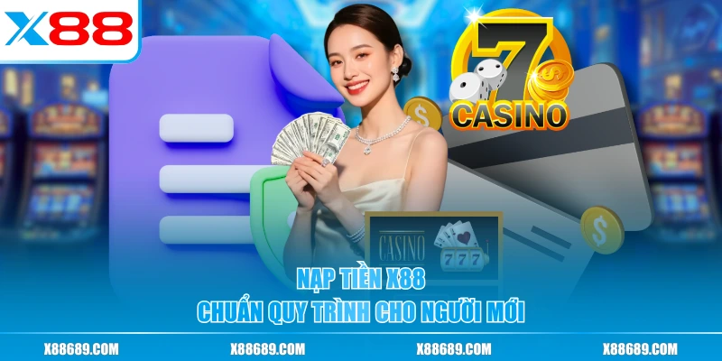 Nạp tiền X88 chuẩn quy trình cho người mới